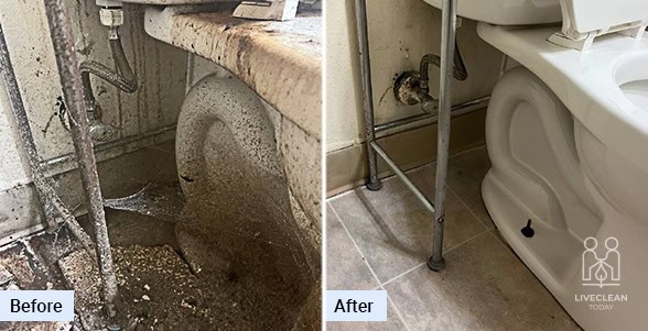 Before and After Our Deep Cleaning Service in Spokane