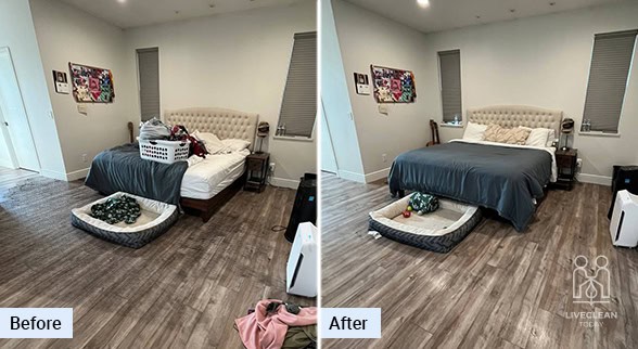 Living Area and Bedroom Cleaning in Spokane
