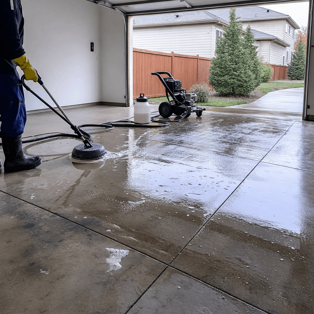 Spokane Professional Garage Floor Cleaning