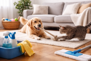 Dog Cleaning House & Cat Cleaning House: Cleaning for Pet Owners in Spokane