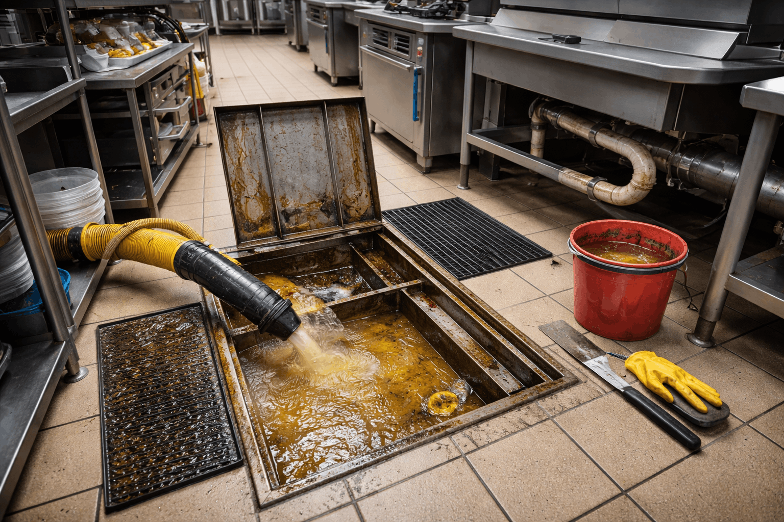 Restaurant Grease Trap Cleaning