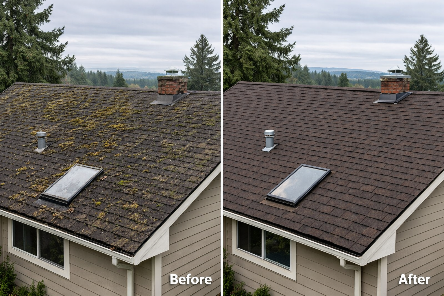 Soft Wash Roof Cleaning vs Pressure Washing